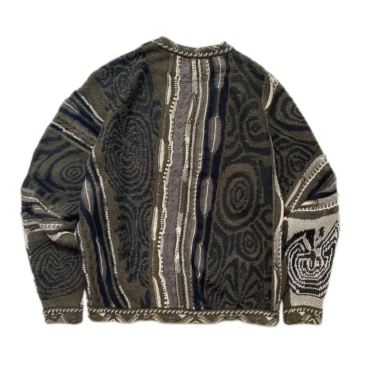 Kapital Vintage Non Hirata Hiroshi Japan Ancient Heavy Industry Thickened Pullover Round Neck Knitted Sweater for Men